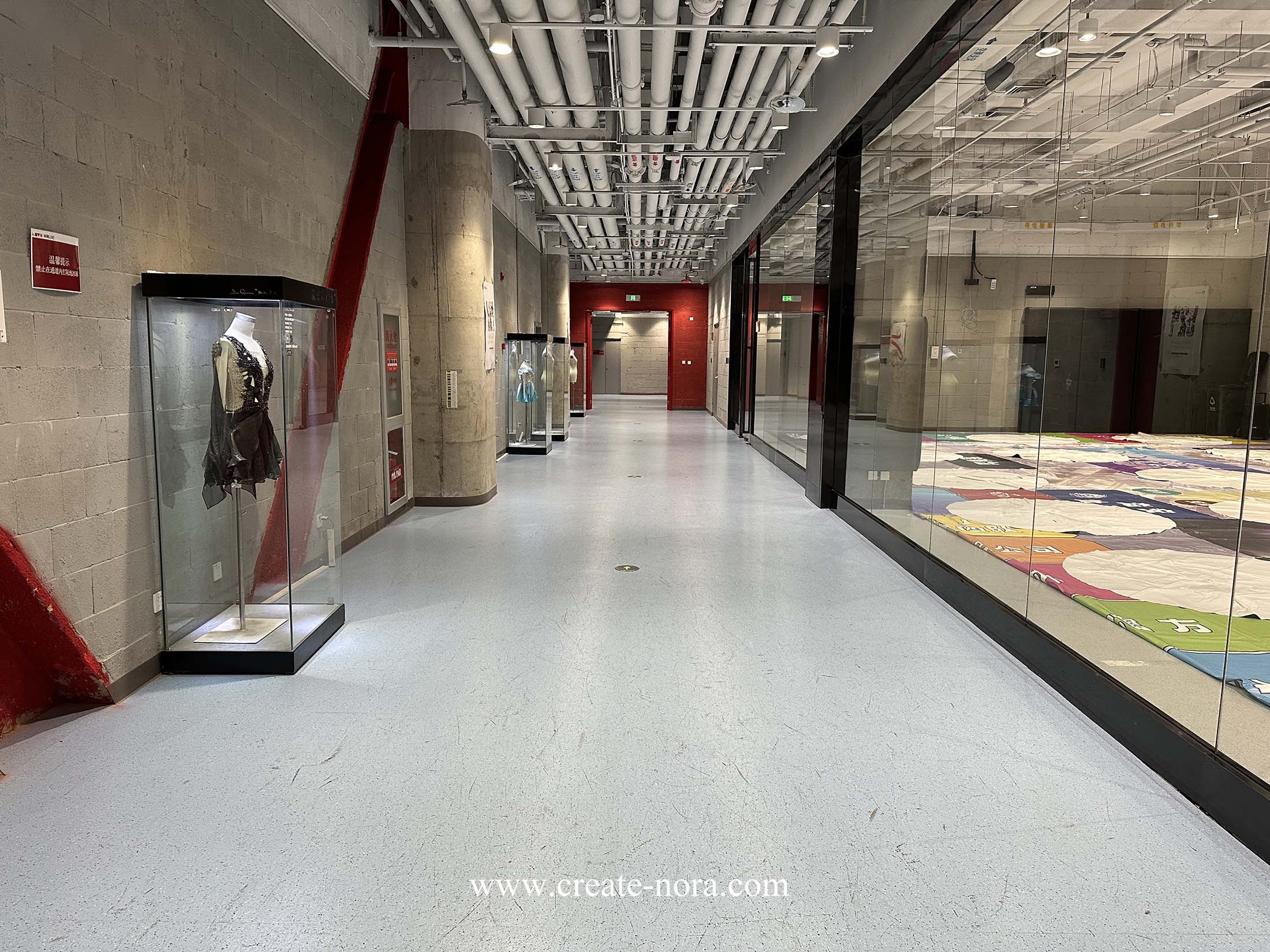 the photo of nora rubber flooring in Wukesong Ice Sports Center 12